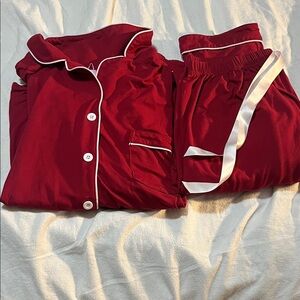 Women's Red Pajama Set